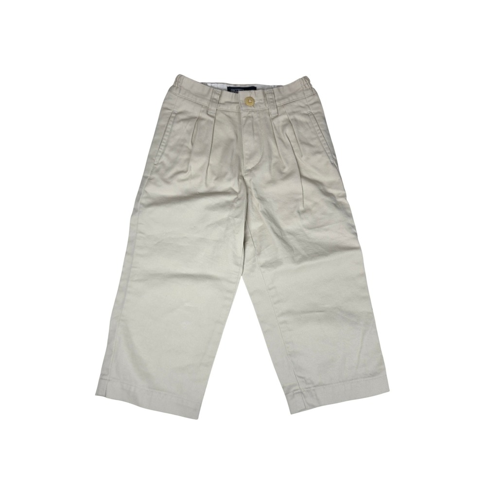 Polo Ralph Lauren Boys 2T Khaki The Andrew Pant Pleated Classic Chino NWT - Picture 2 of 5